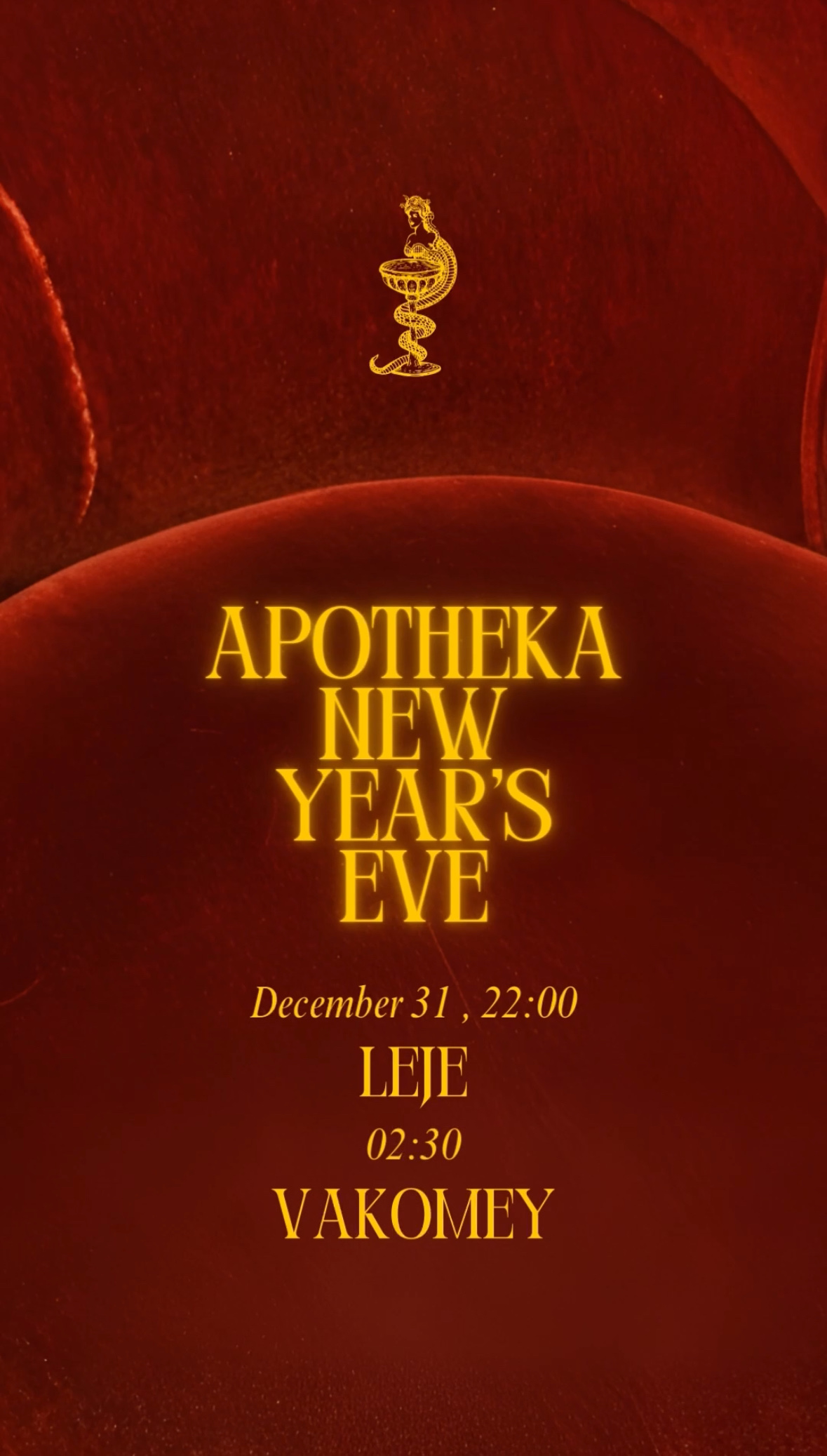 New Year's Eve at Apotheka Bar
