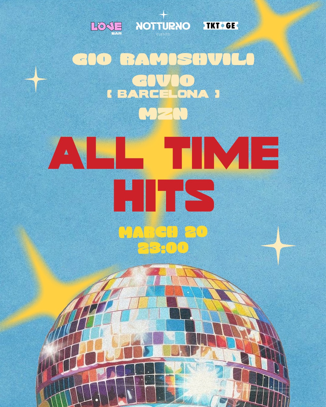All Time Hits with Notturno Events