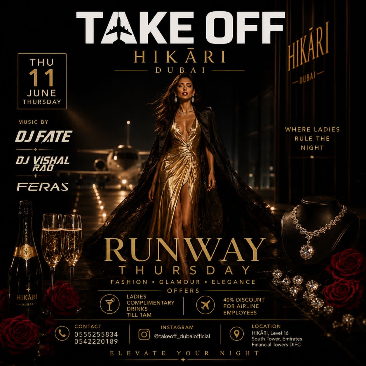 TAKE OFF RUNWAY LADIES NIGHT 