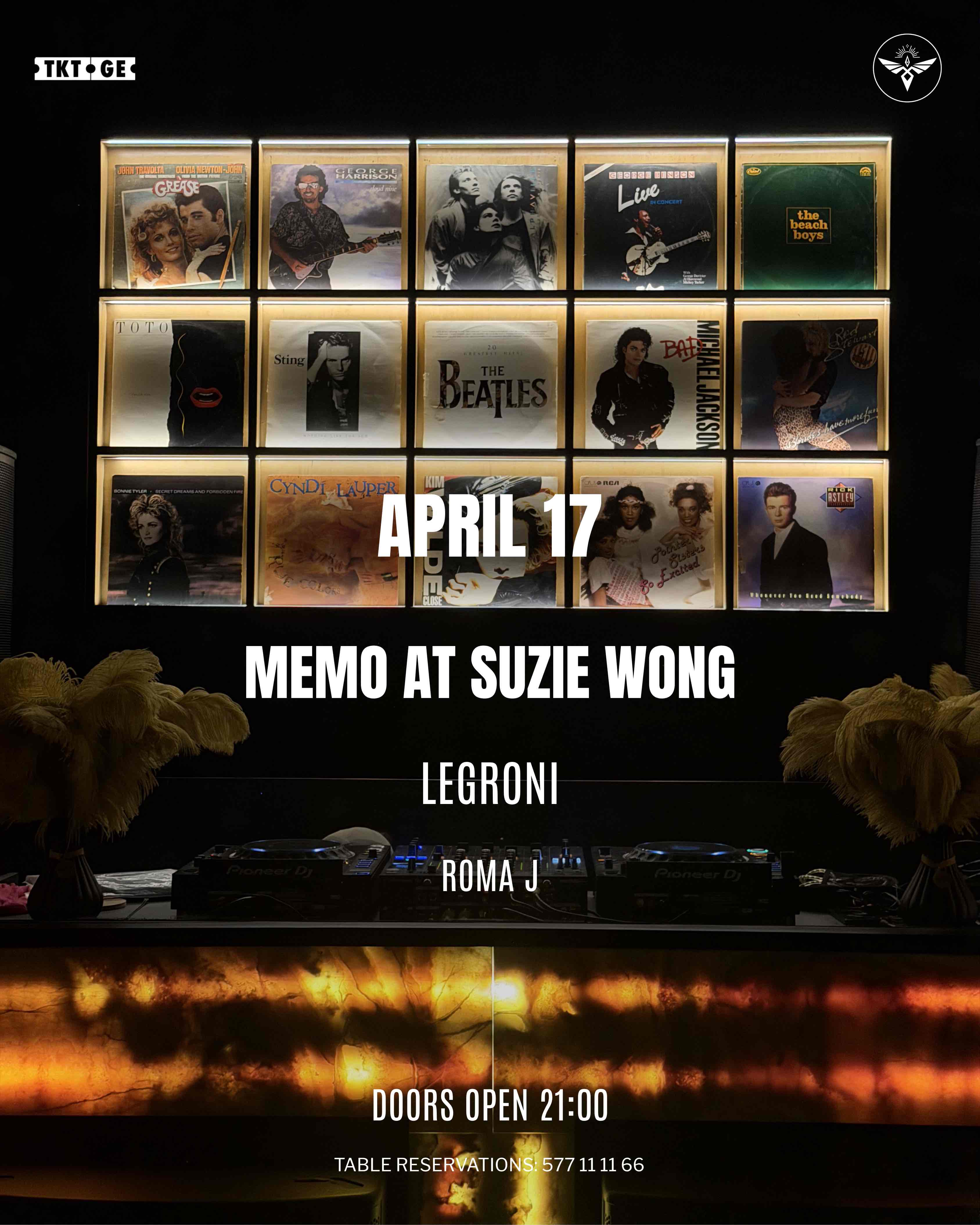 Memo Project at Suzie Wong
