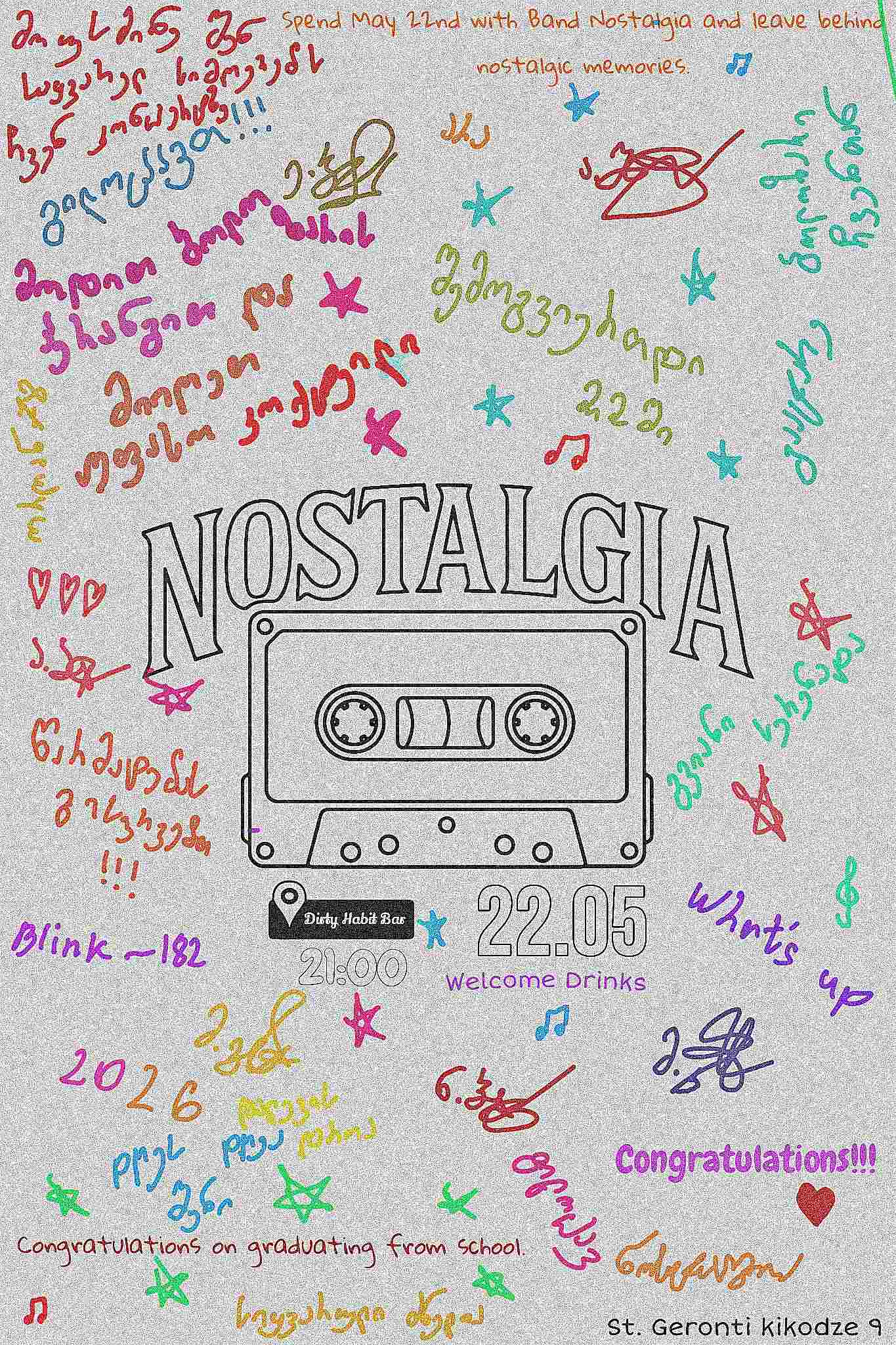 Nostalgia live To mark the last bell