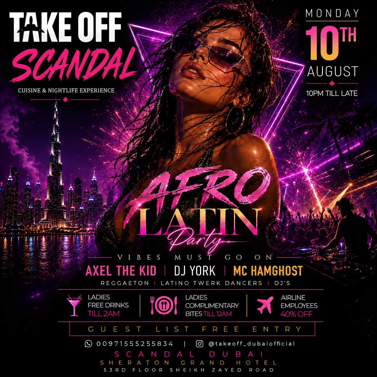 TAKE OFF AFRO LATIN PARTY
