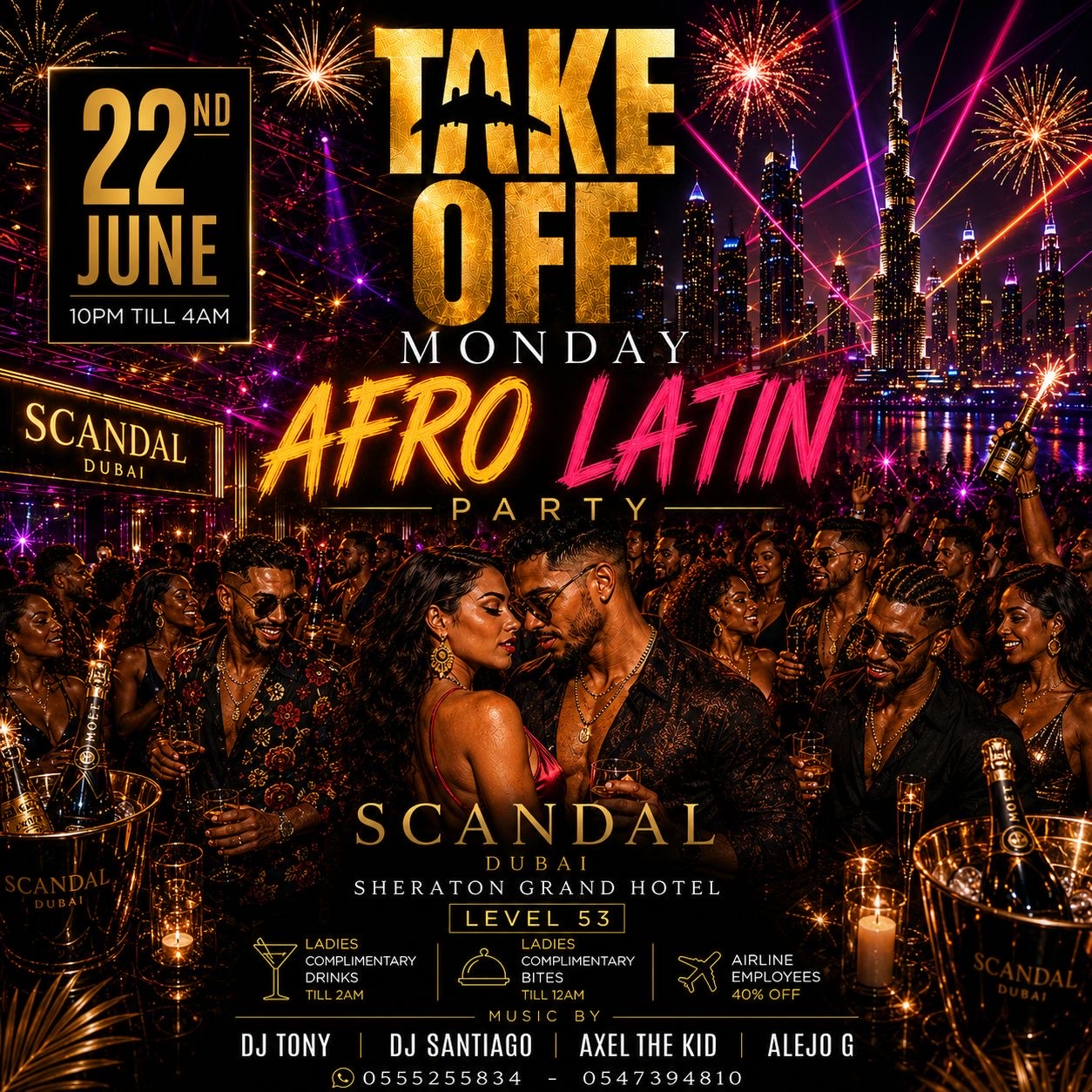 TAKE OFF AFRO + LATIN PARTY 