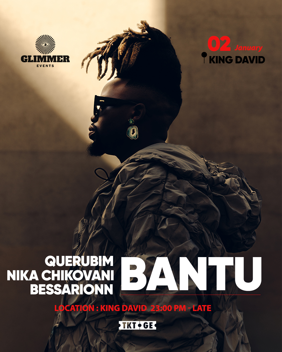2 January - Bedoba - with GLIMMER EVENTS 