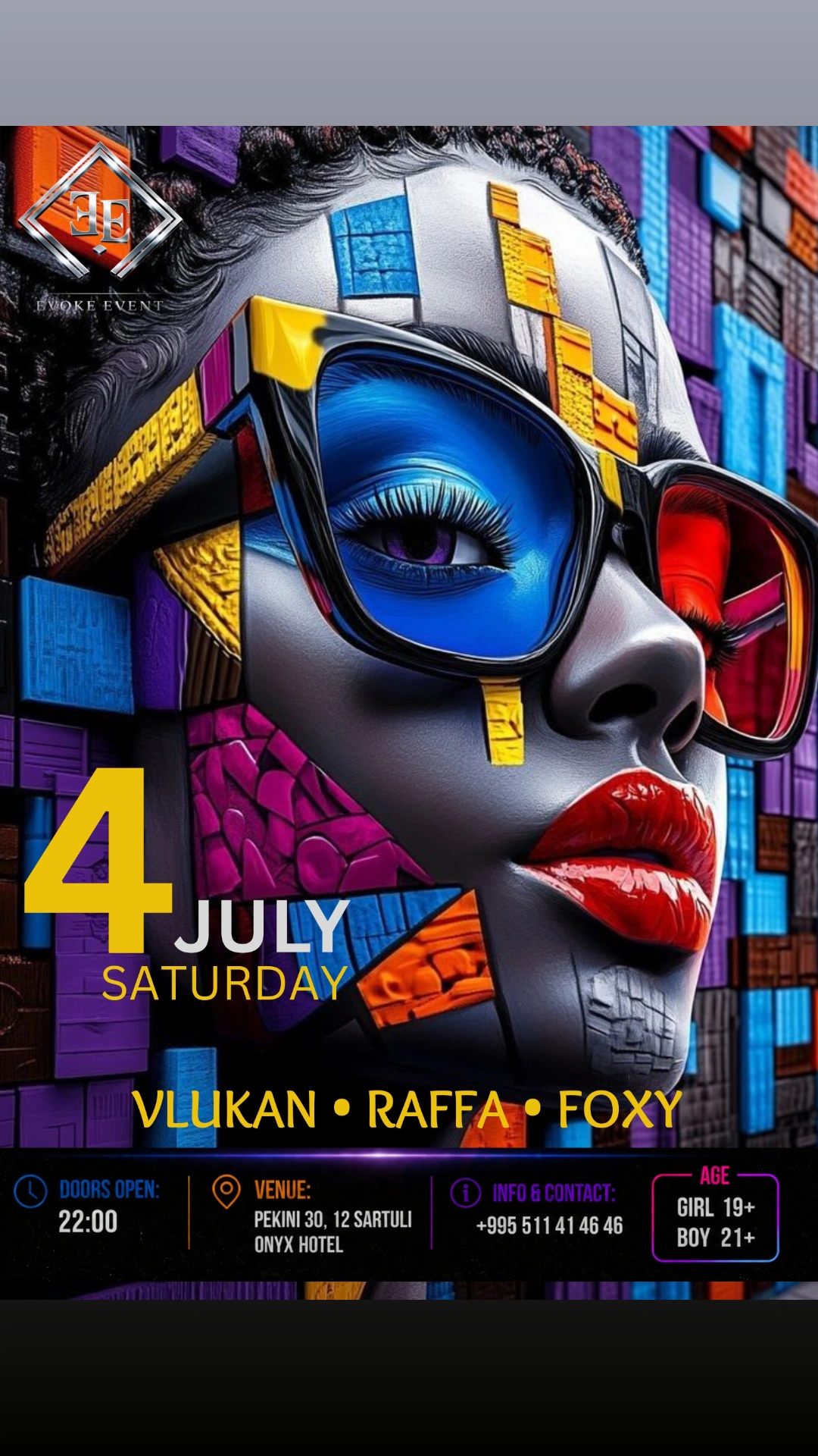 Afro House & Disco House night with Evoke Event