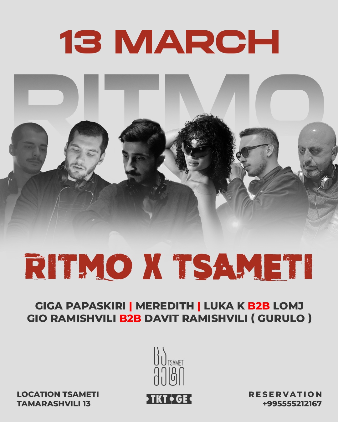 RITMO X TSAMETI