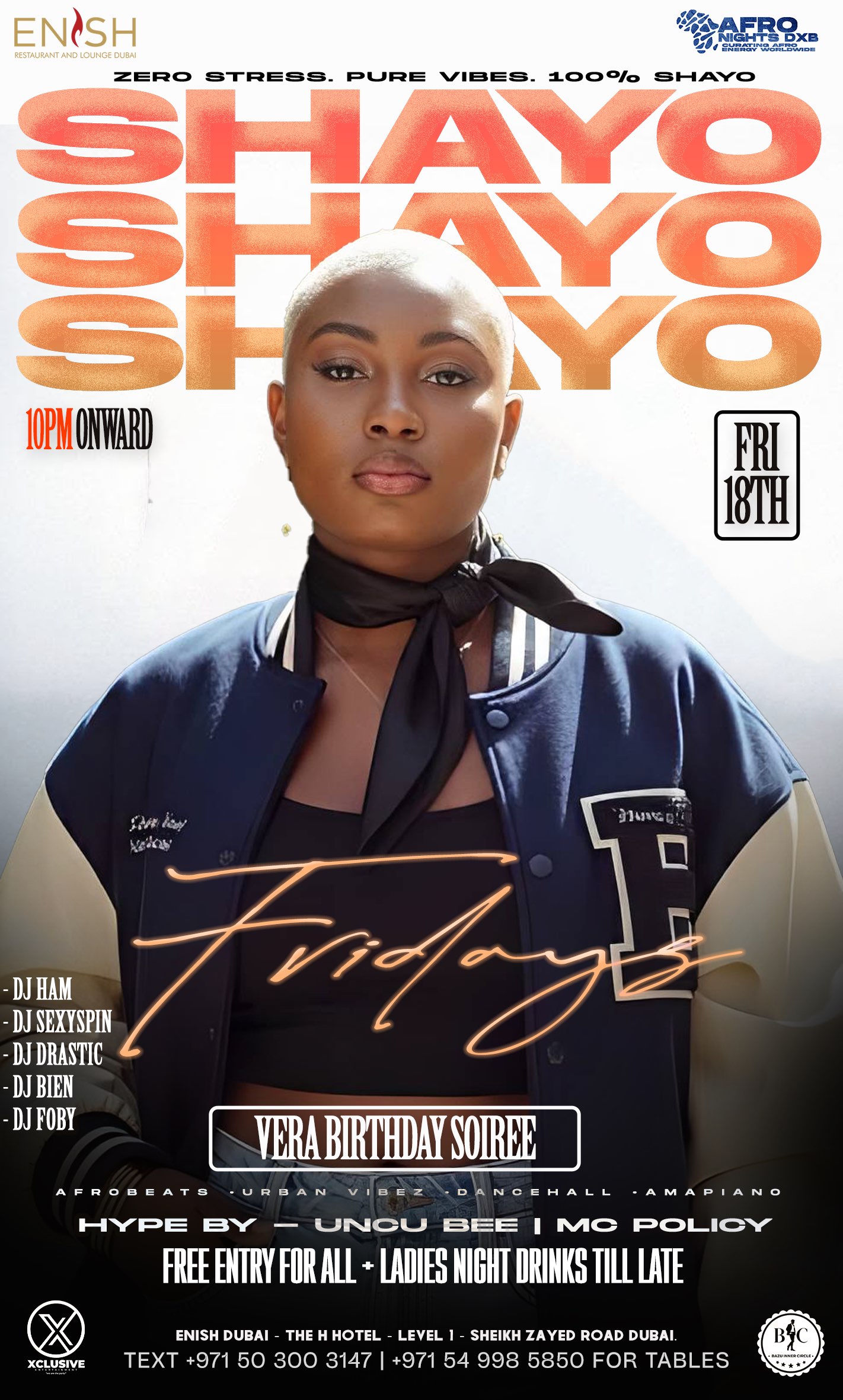 Shayo Fridays